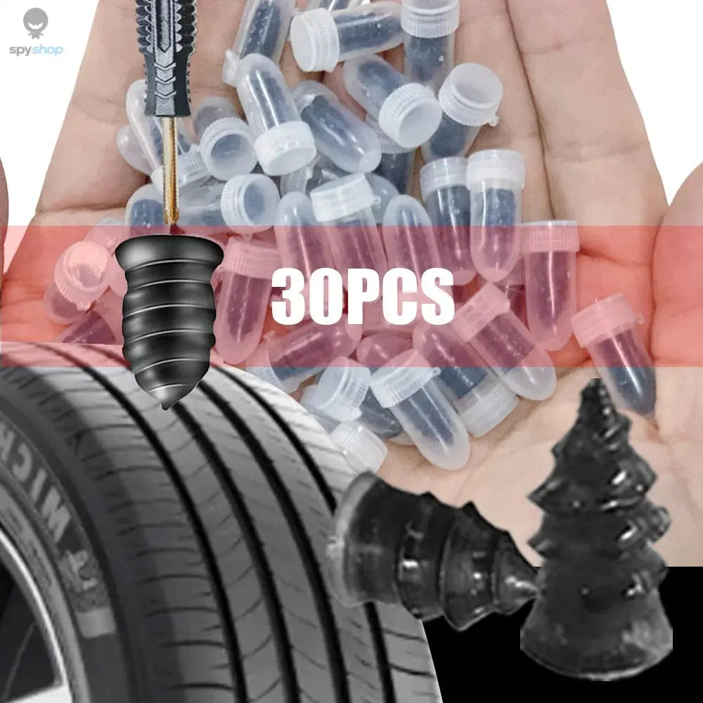 10/30Pcs Car Tyre Repair Rubber Nail Set Universal Car Motorcycle Tyre Repair Nails Truck Scooter Bike Tire Puncture Repair Tool Spy-shop.com