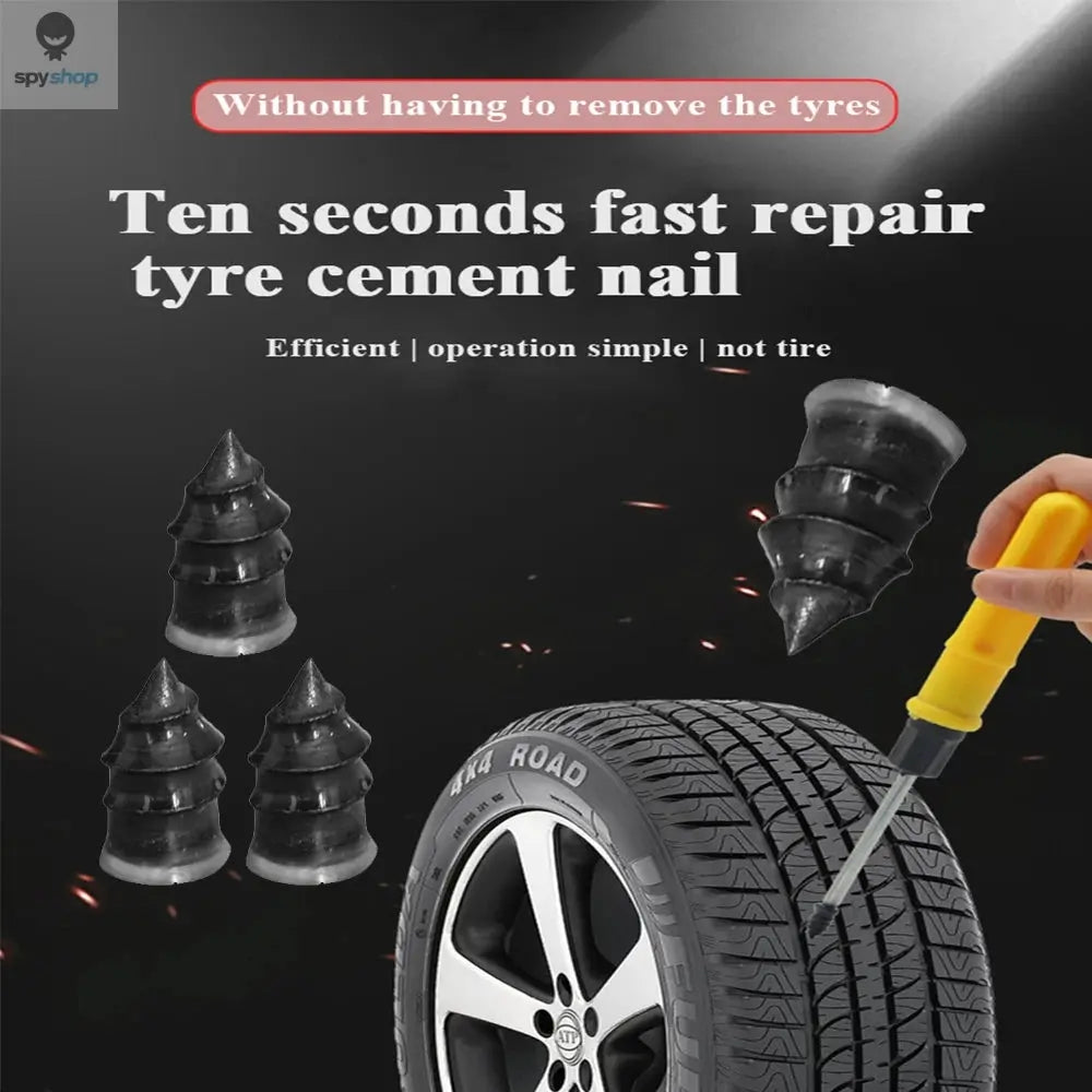 10/30Pcs Car Tyre Repair Rubber Nail Set Universal Car Motorcycle Tyre Repair Nails Truck Scooter Bike Tire Puncture Repair Tool Spy-shop.com