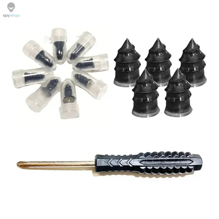 10/30Pcs Car Tyre Repair Rubber Nail Set Universal Car Motorcycle Tyre Repair Nails Truck Scooter Bike Tire Puncture Repair Tool Spy-shop.com