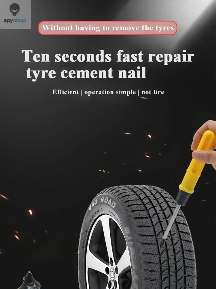 10/30Pcs Car Tyre Repair Rubber Nail Set Universal Car Motorcycle Tyre Repair Nails Truck Scooter Bike Tire Puncture Repair Tool Spy-shop.com