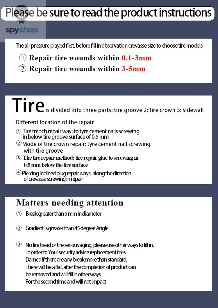 10/30Pcs Car Tyre Repair Rubber Nail Set Universal Car Motorcycle Tyre Repair Nails Truck Scooter Bike Tire Puncture Repair Tool Spy-shop.com