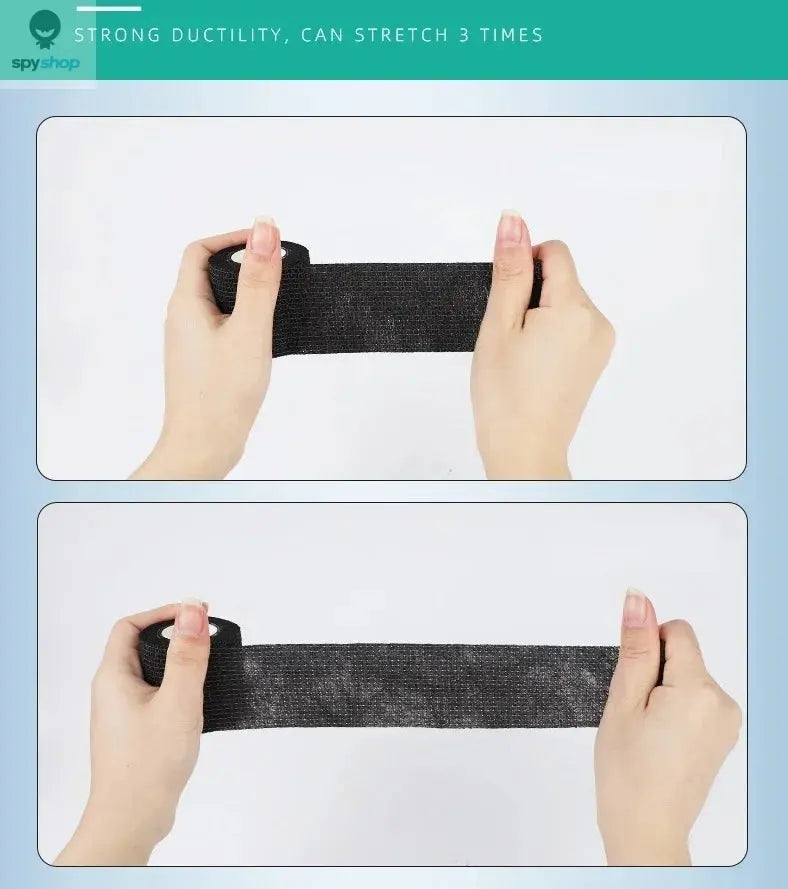 10 Rolls Athletic Wrap Tape Self Adhesive Elastic Bandage Elastoplast Sports Protector Knee Finger Shoulder Tattoo Accessories