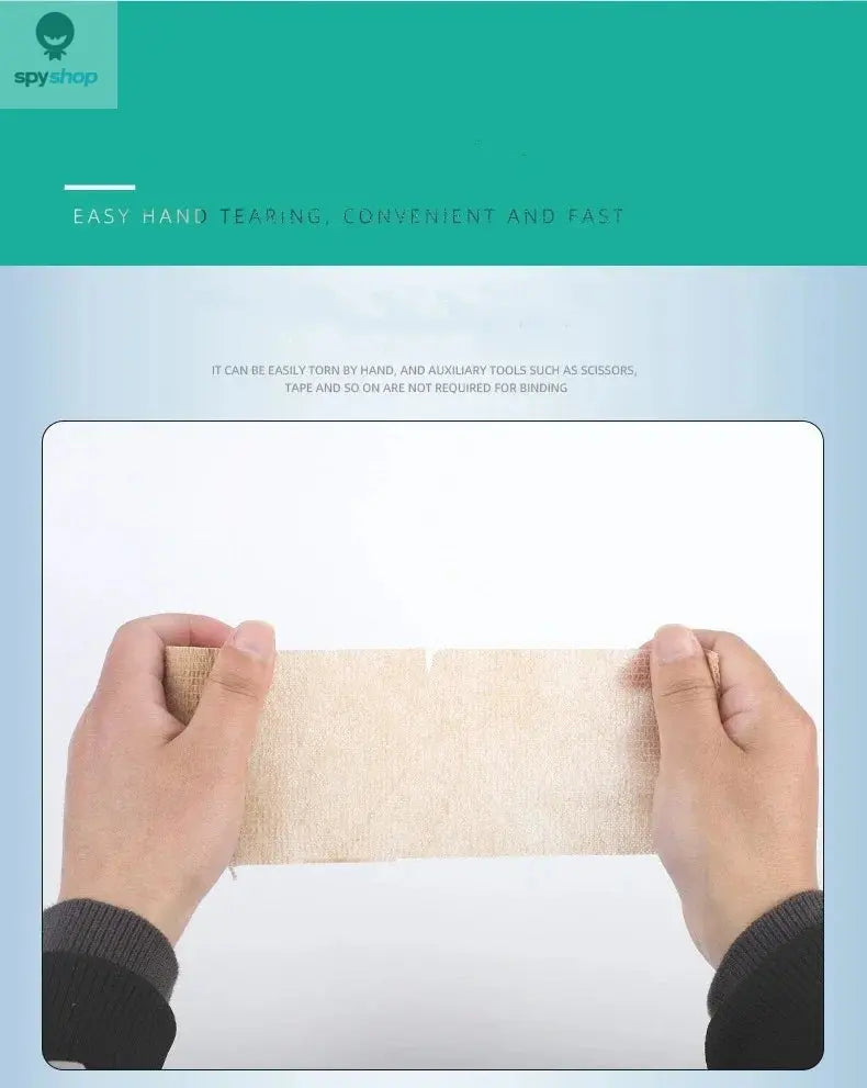 10 Rolls Athletic Wrap Tape Self Adhesive Elastic Bandage Elastoplast Sports Protector Knee Finger Shoulder Tattoo Accessories