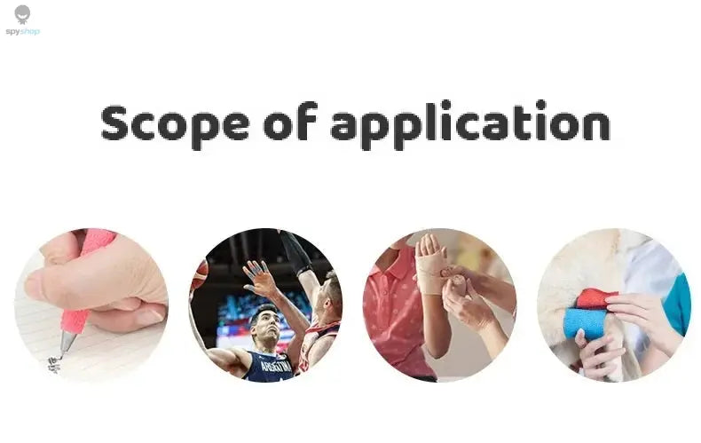 10 Rolls Athletic Wrap Tape Self Adhesive Elastic Bandage Elastoplast Sports Protector Knee Finger Shoulder Tattoo Accessories