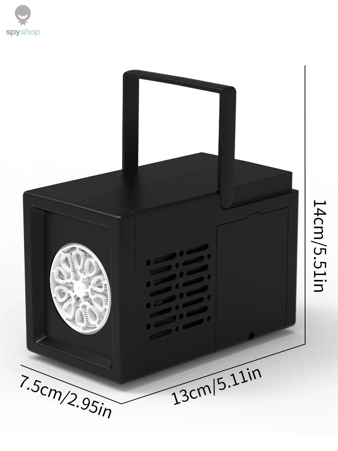 10 hole fully automatic bubble blowing handheld electric bubble machine toy outdoor birthday without battery and bubble water Spy-shop.com