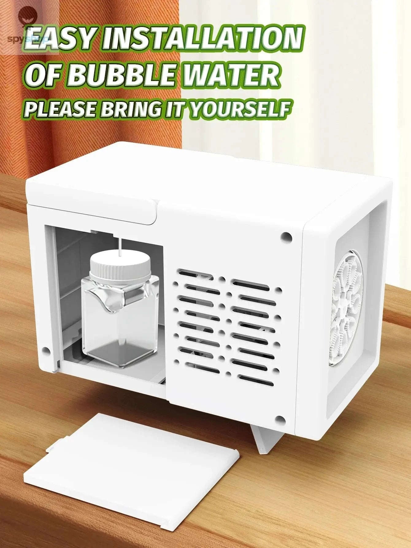 10-Hole Fully Automatic Bubble Machine Toy-white