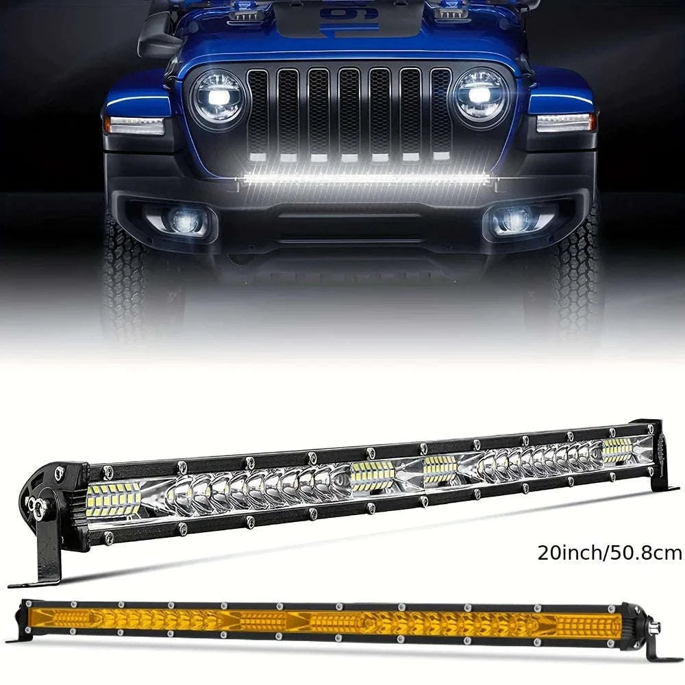 10 Inch / 20 Inch LED Light Bar Combo Beam Work Light-1pc 10 inch white