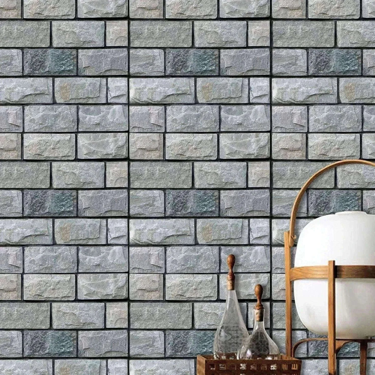 10 Pack 3D Self-Adhesive PVC Wall Panels for Easy Room Refresh-Wall Stickers 524 / 30cmX30cmX10pcs