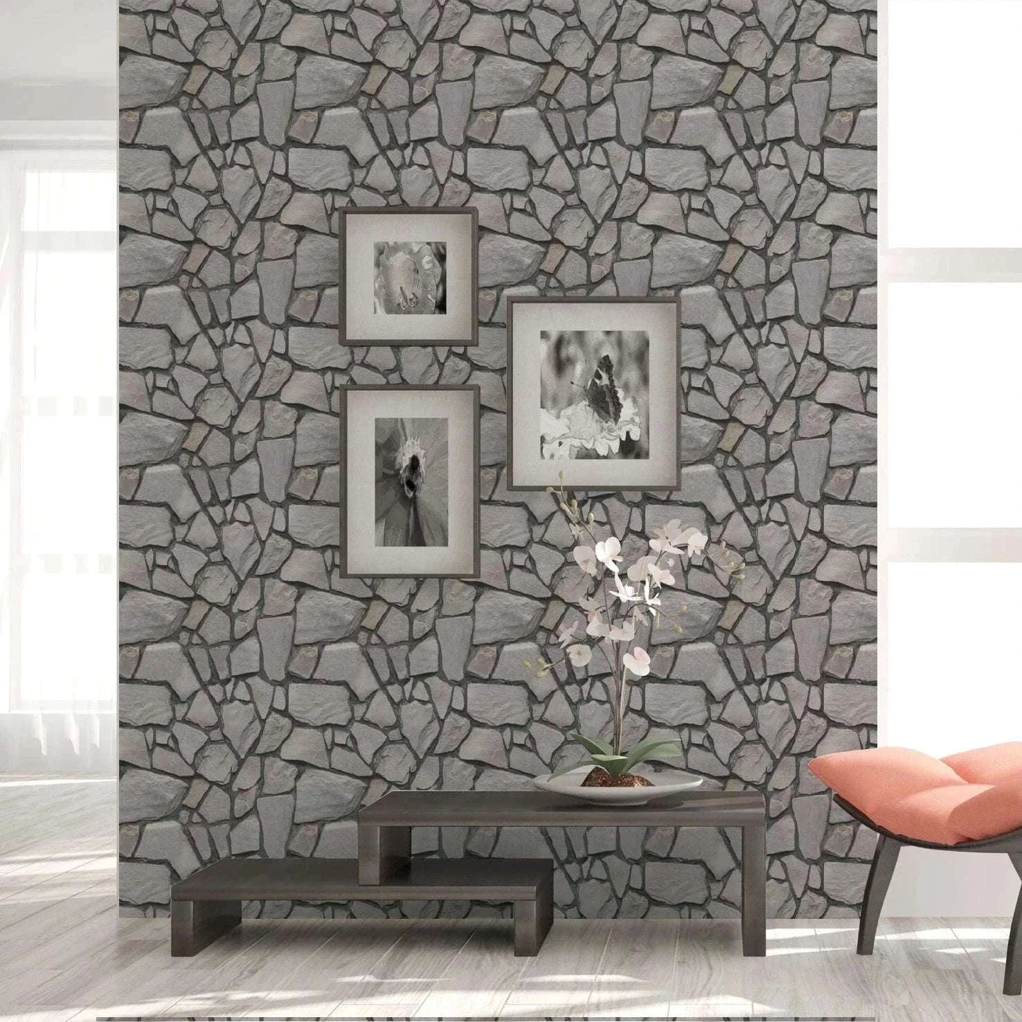 10 Pack 3D Self-Adhesive PVC Wall Panels for Easy Room Refresh-Wall Stickers 524 / 30cmX30cmX10pcs