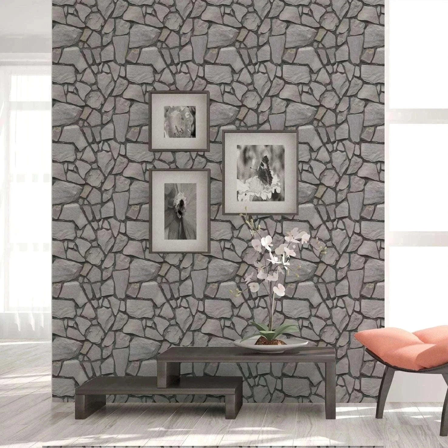 10 Pack 3D Self-Adhesive PVC Wall Panels for Easy Room Refresh-Wall Stickers 524 / 30cmX30cmX10pcs