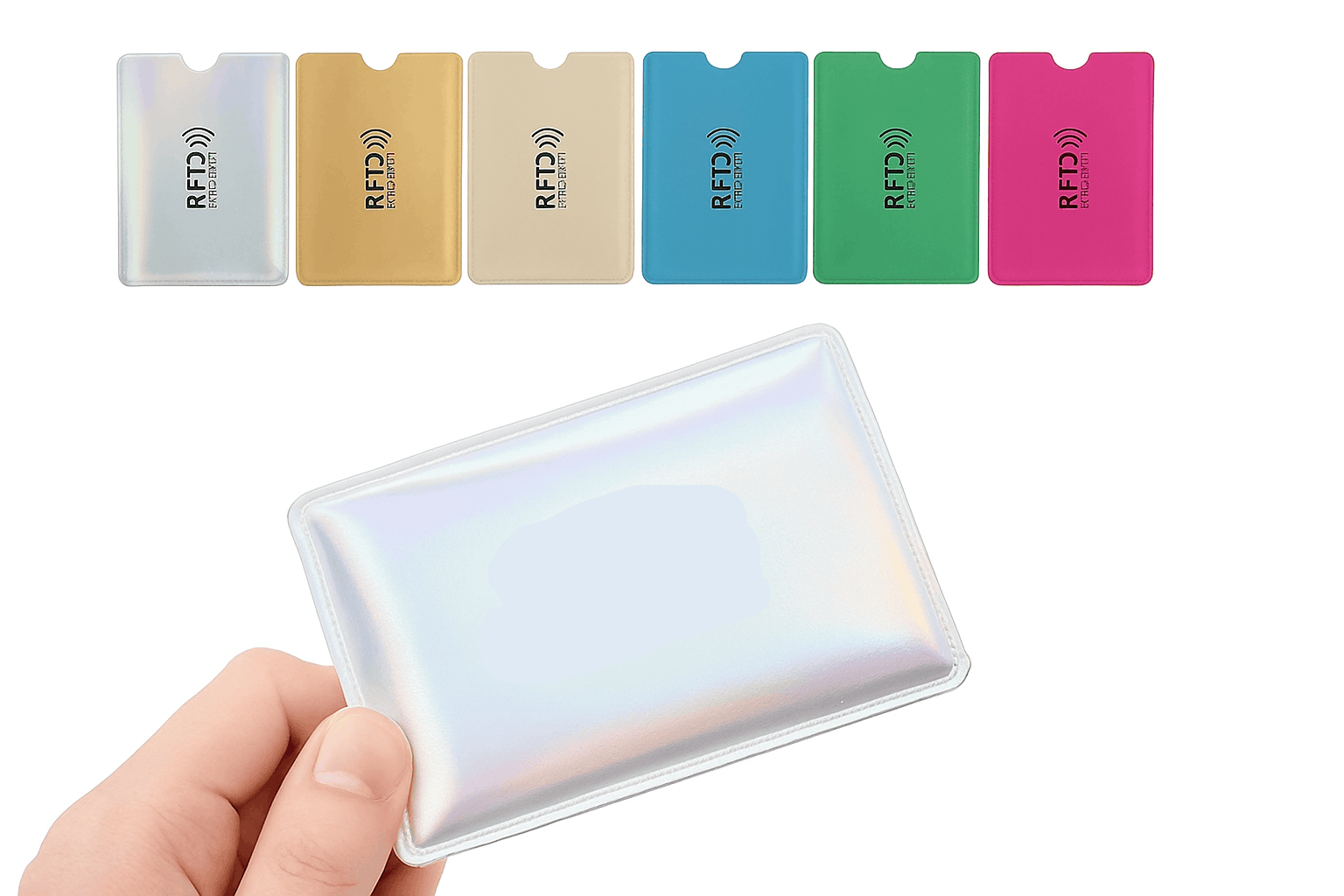 10-Pack RFID Blocking Card Sleeves for Everyday Card Protection-Default Title