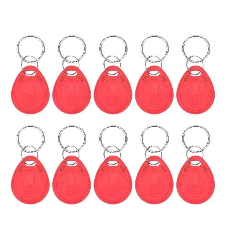 10 Pack T5577 Rewritable RFID Keyfobs for Access Control-10Yellow-KeyT57