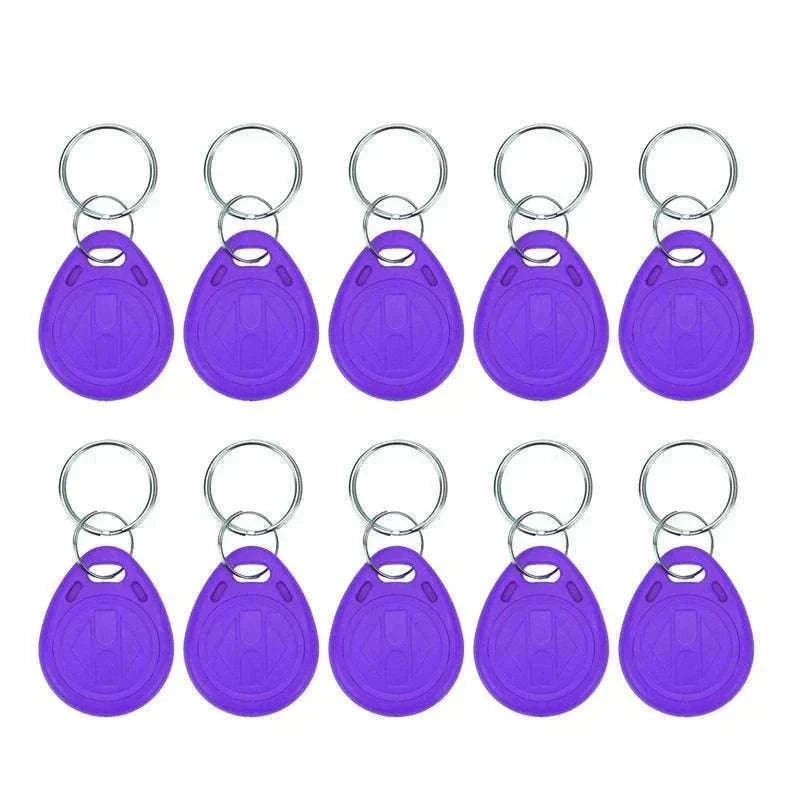 10 Pack T5577 Rewritable RFID Keyfobs for Access Control-10Yellow-KeyT57