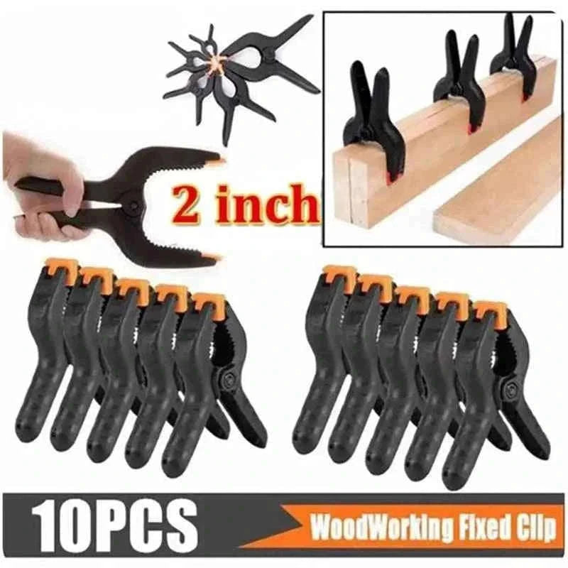 10-Piece 2-Inch Spring Clamps for Woodworking and Backdrops-Default Title