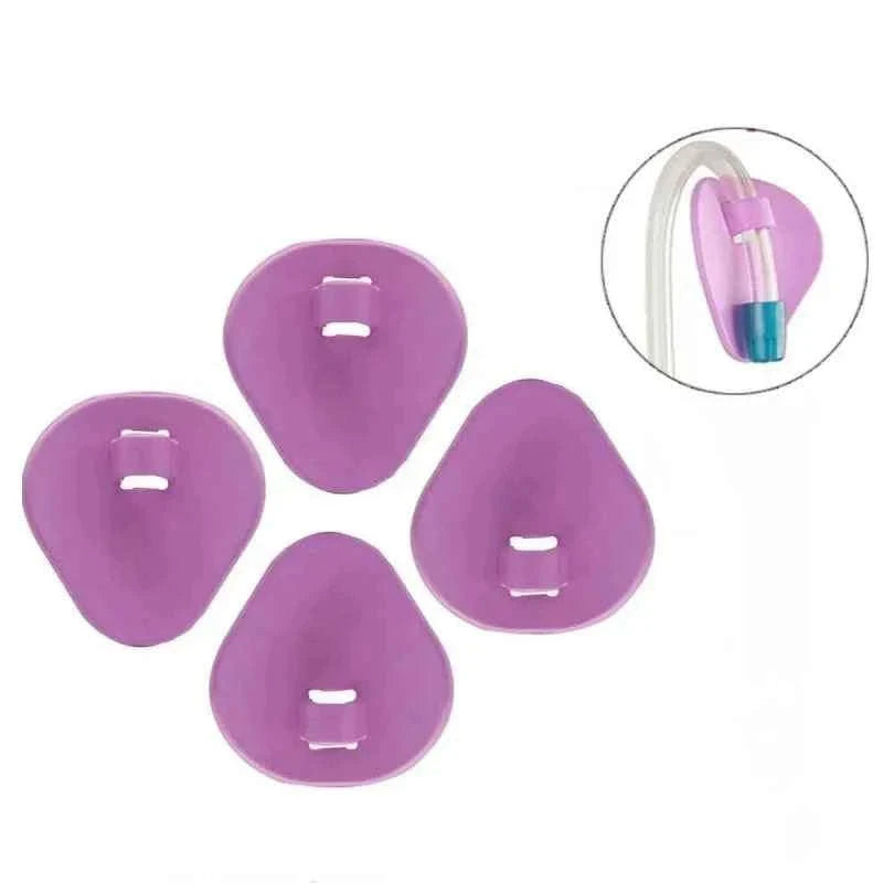 10-Piece Autoclavable Dental Suction Tube Holder-Default Title