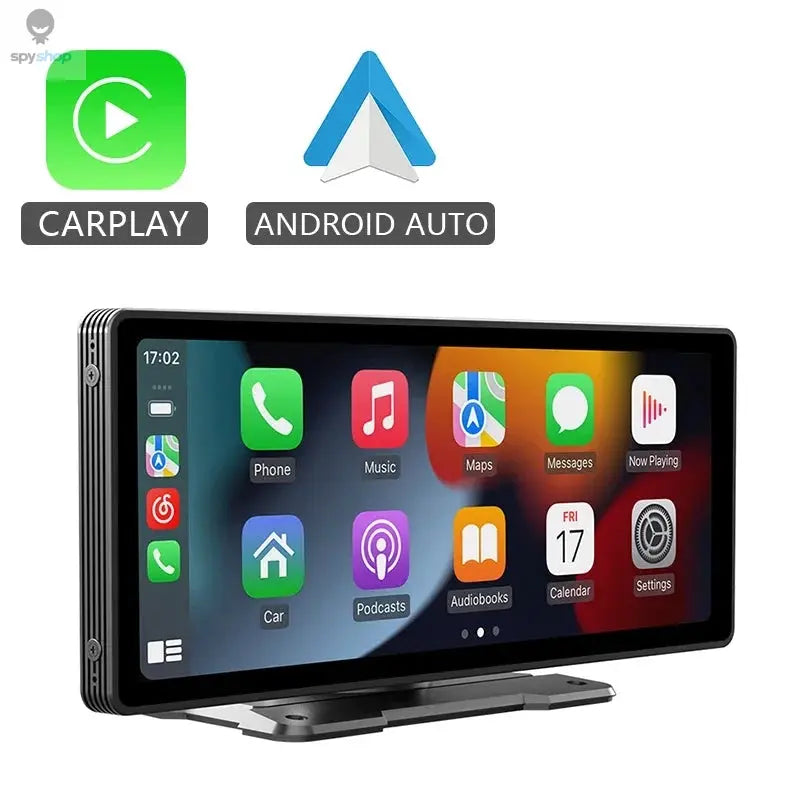 10.26" Car Mirror Radio Multimedia Video Player Universal Wireless Carplay Android Auto Screen With Bluetooth AUX USB Spy-shop.com