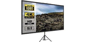 100" 4K HD Tripod Projector Screen with Stand, Indoor Outdoor-100 inch / CZECH REPUBLIC