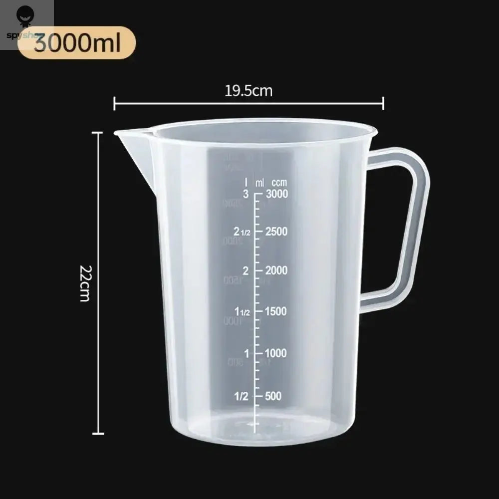 100-5000ml Thickened Plastic Measuring Cup with Scale Food Grade Measuring Cup Experimental Measuring Cup Beaker Plastic Cup Spy-shop.com