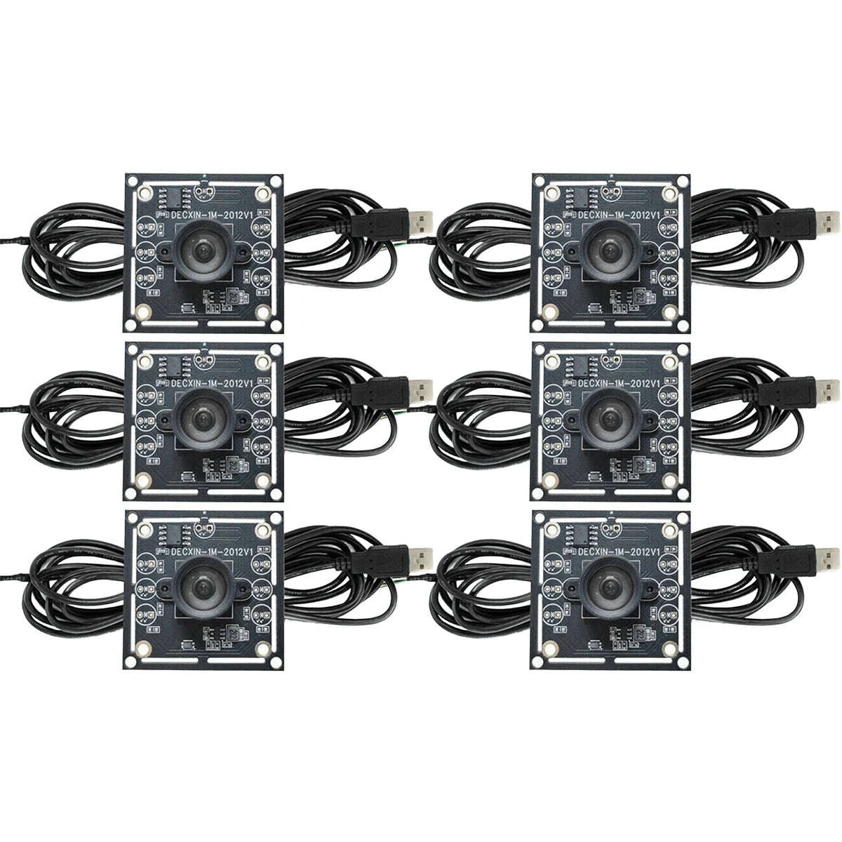 100° USB Camera Module with Manual Focus for Wide‑Angle Projects-6Pcs 2 Meter