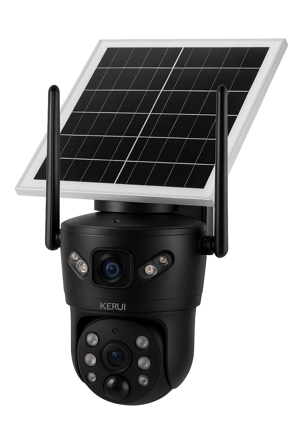 6MP Solar Powered 4G WiFi Dual Lens Outdoor Security Camera
