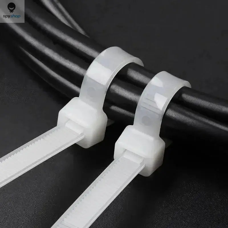 1000/100Pcs Nylon Cable Ties Self-locking Cord Ties Straps Adjustable Cables Fastening Loop Home Office Wire Zip Ties Wholesale Spy-shop.com