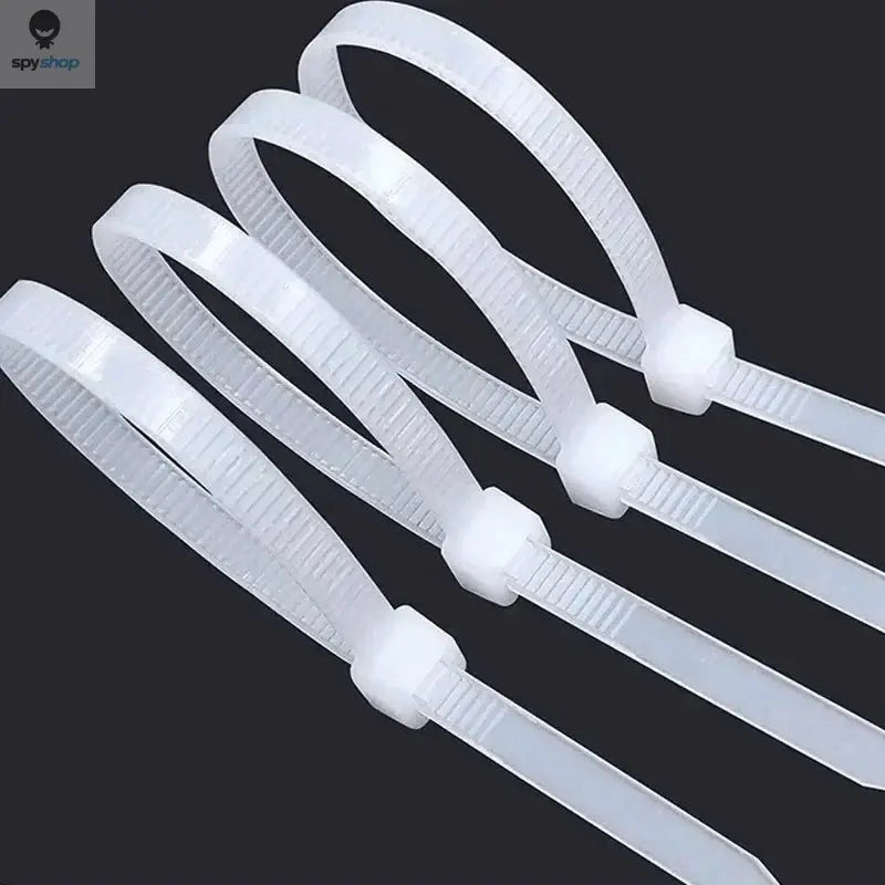 1000/100Pcs Nylon Cable Ties Self-locking Cord Ties Straps Adjustable Cables Fastening Loop Home Office Wire Zip Ties Wholesale Spy-shop.com