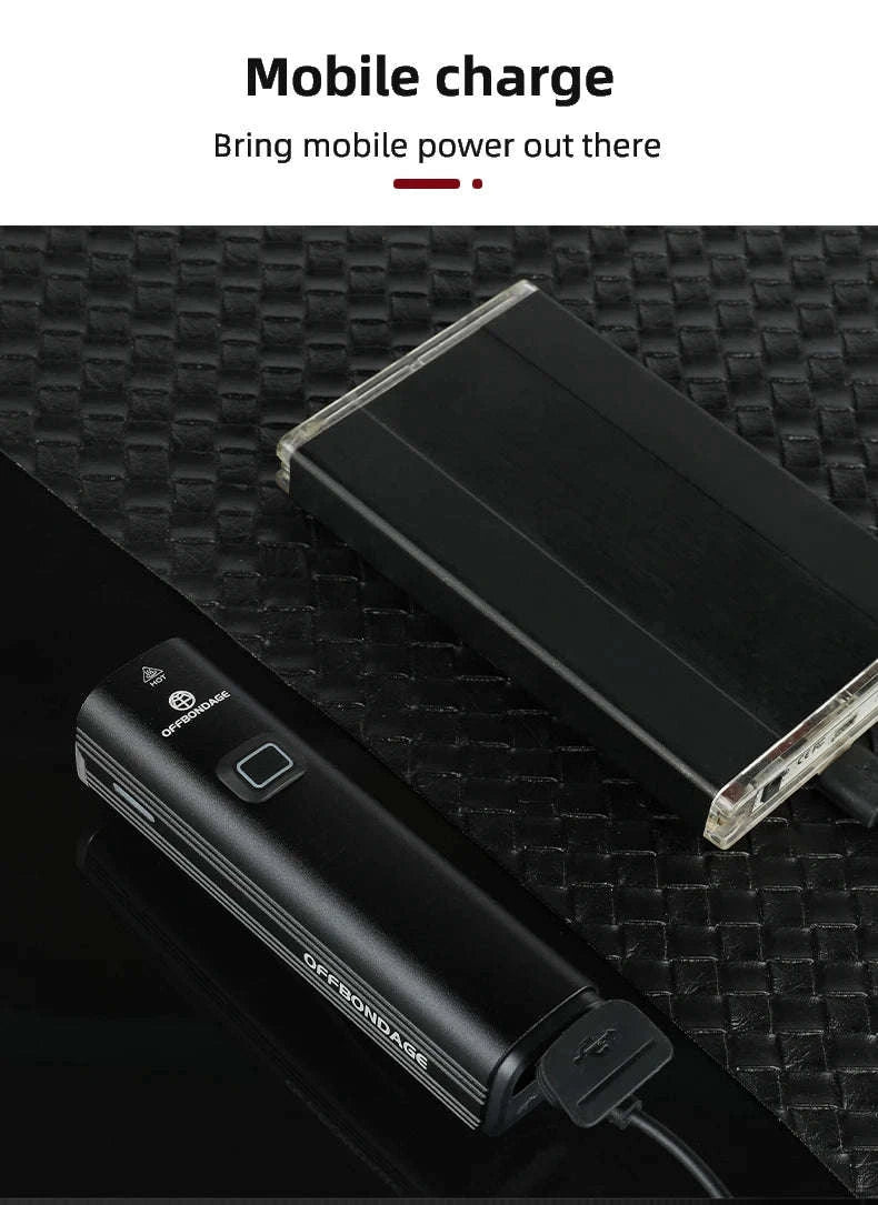 1000Lumen Bike Headlight Power Bank-HKD3-1000