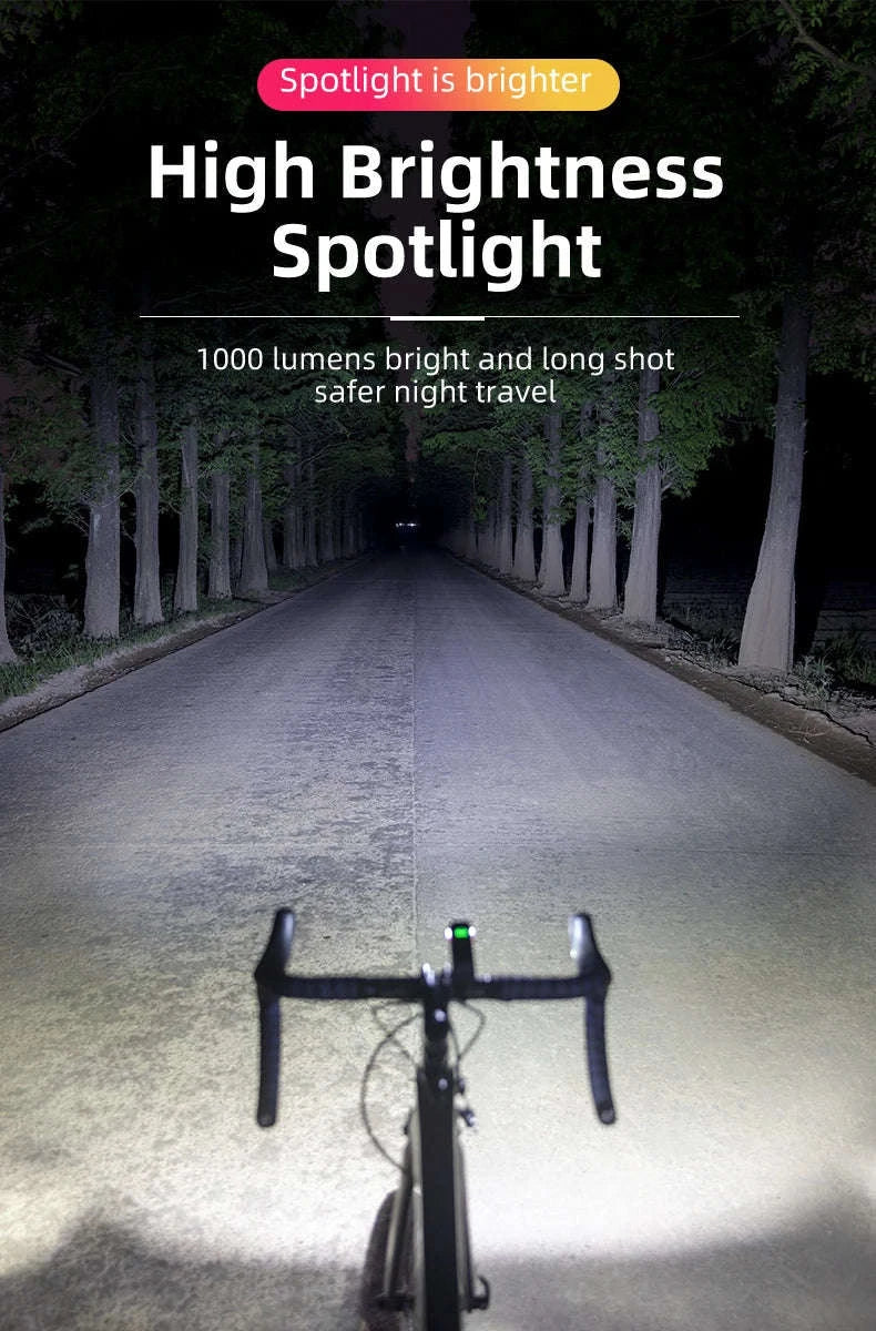 1000Lumen Bike Headlight Power Bank-HKD3-1000