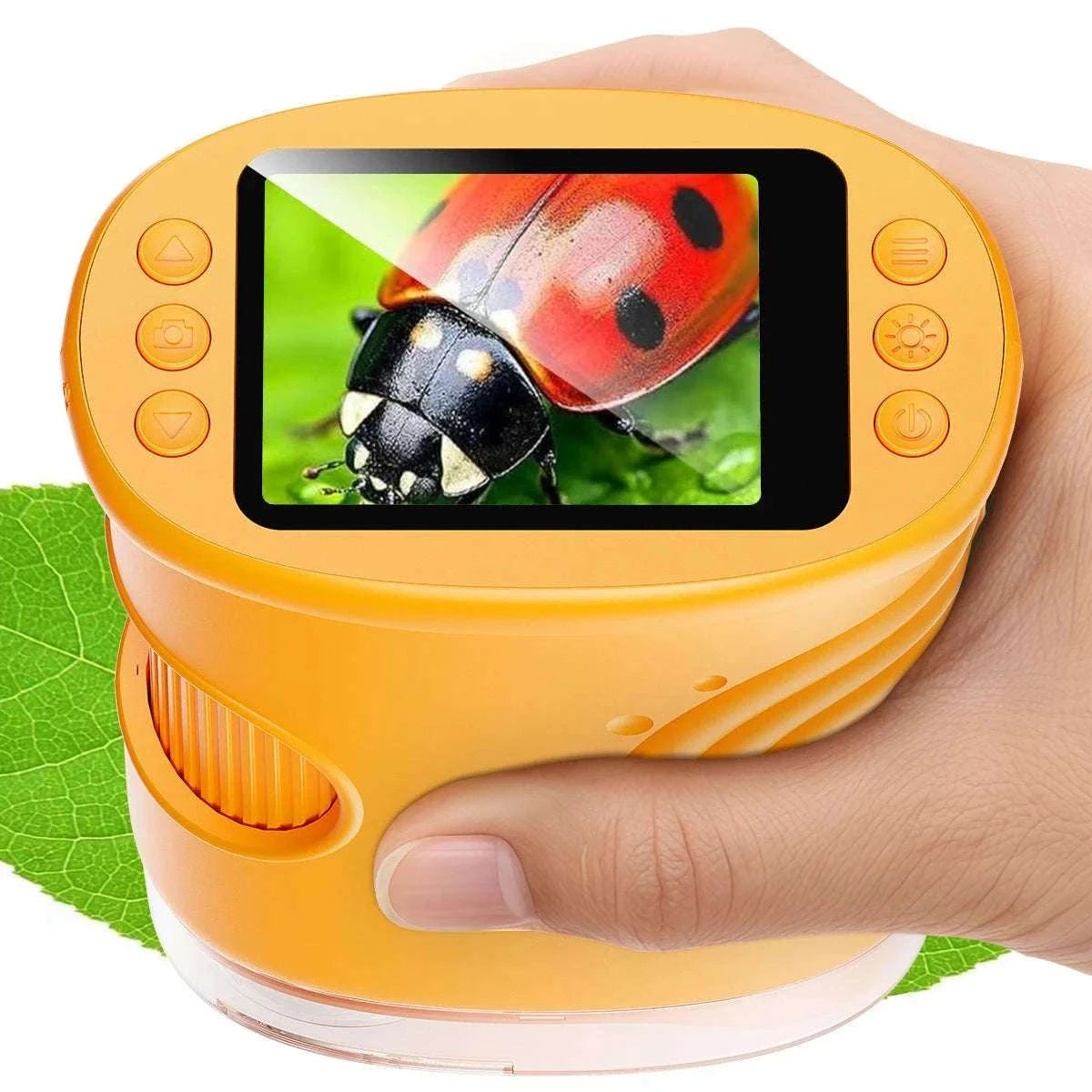 1000X Handheld Microscope for Kids with Screen-Pink / 1000X