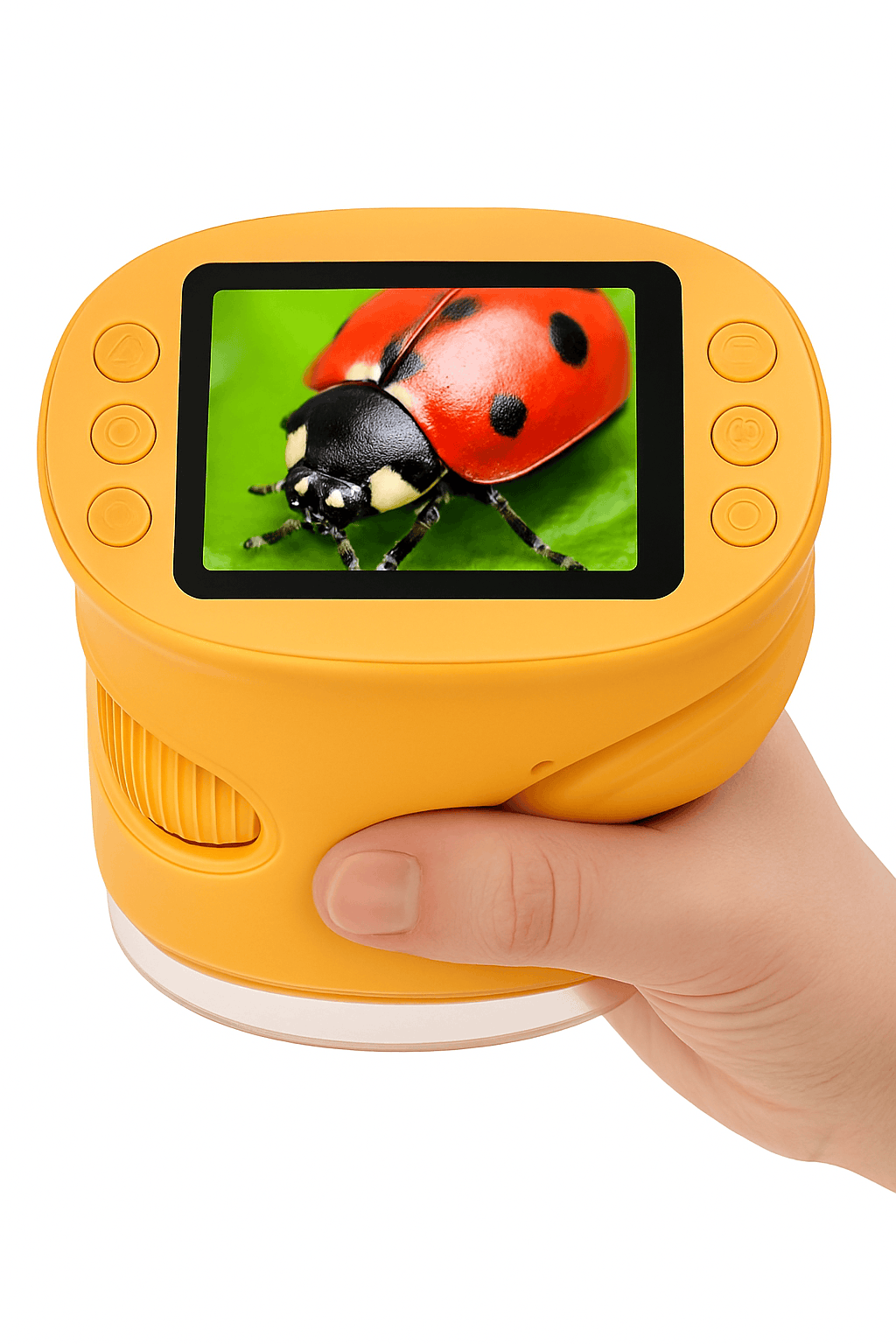 1000X Handheld Microscope for Kids with Screen-Pink / 1000X