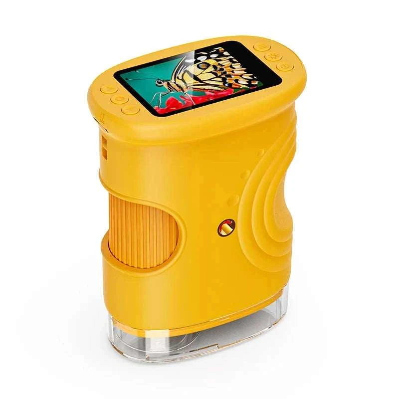 1000X Handheld Microscope for Kids with Screen-Pink / 1000X