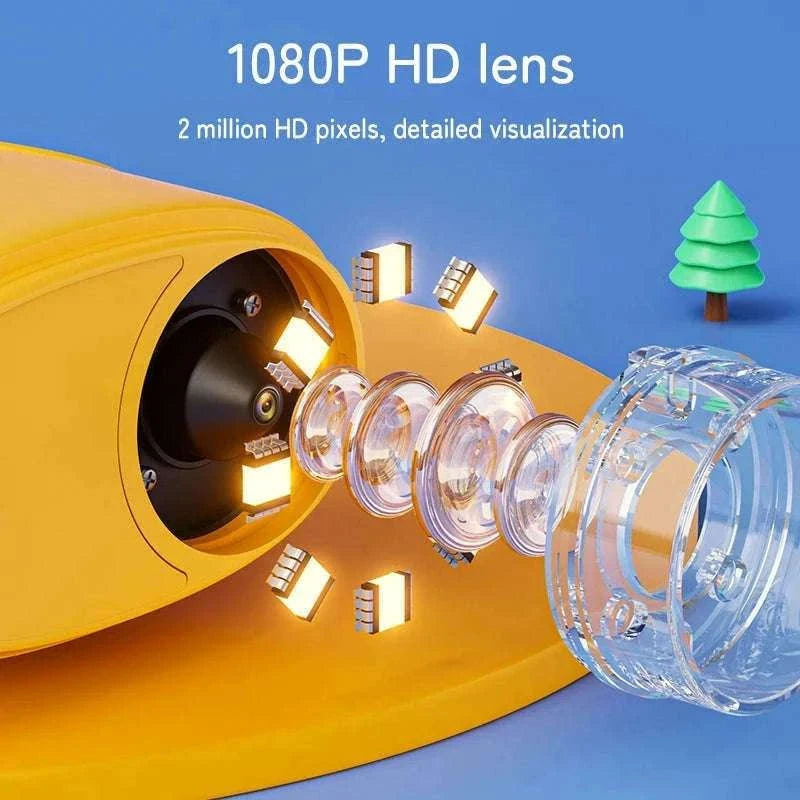 1000X Handheld Microscope for Kids with Screen-Pink / 1000X