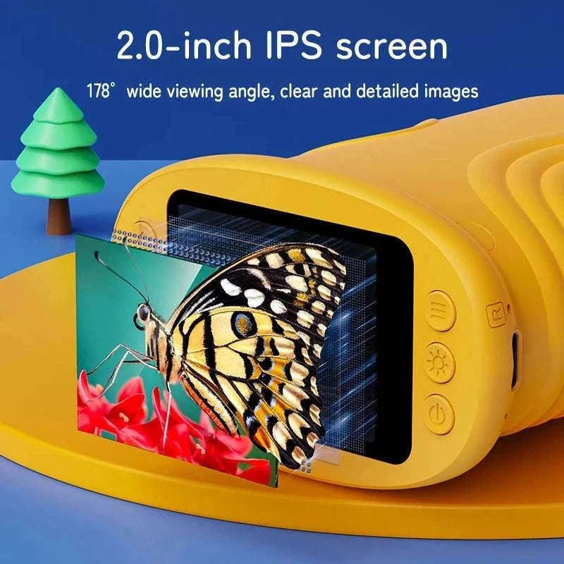 1000X Handheld Microscope for Kids with Screen-Pink / 1000X