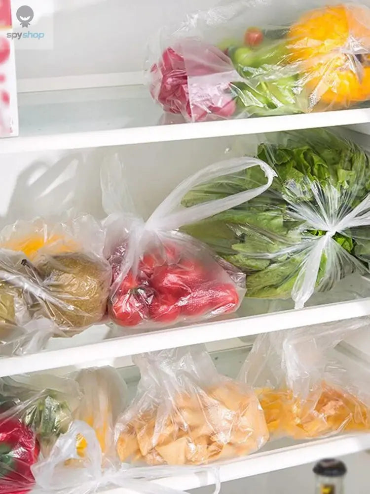 100PCS Vest Type Food Grade Thickened Breakpoint Storage Bag Refrigerator With Roll Household Disposable Hand 3 Sizes Optional Spy-shop.com