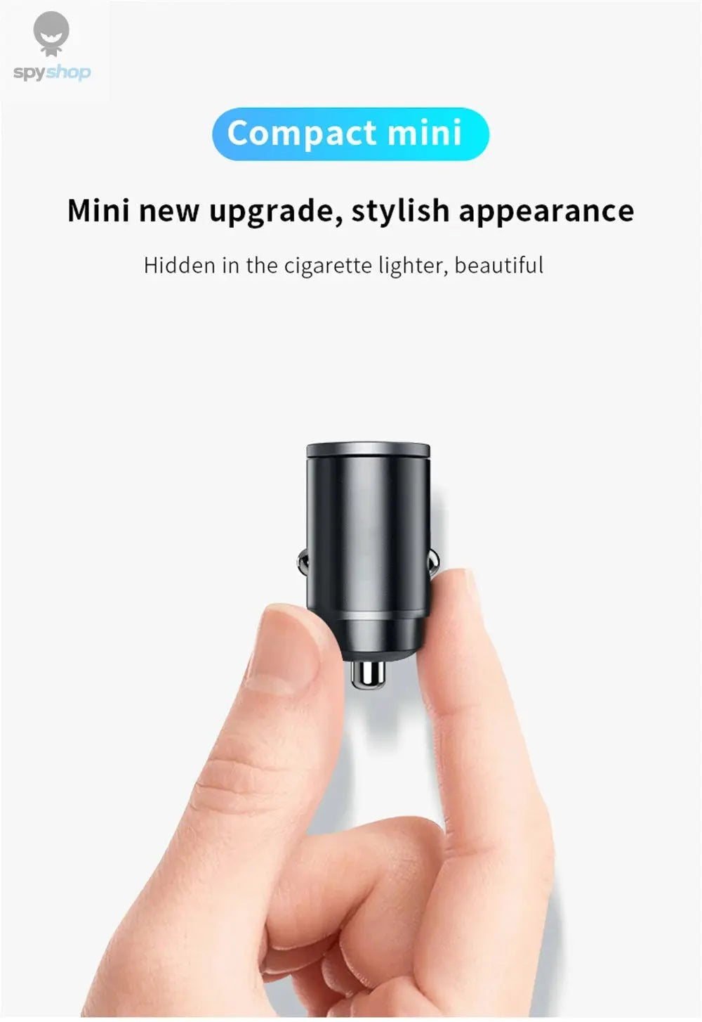 100W/200W QC3.0 PD Mini Car Charger 12-24V Lighter Fast Charging Car USB Type C Charger for Xiaomi Samsung Huawei iPhone Power Spy-shop.com