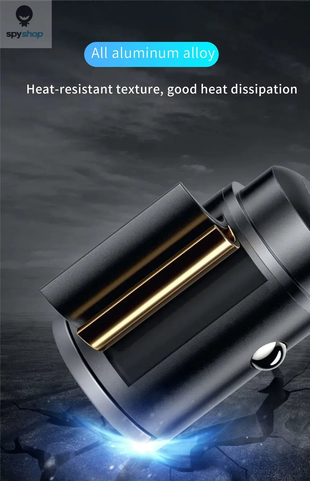 100W/200W QC3.0 PD Mini Car Charger 12-24V Lighter Fast Charging Car USB Type C Charger for Xiaomi Samsung Huawei iPhone Power Spy-shop.com