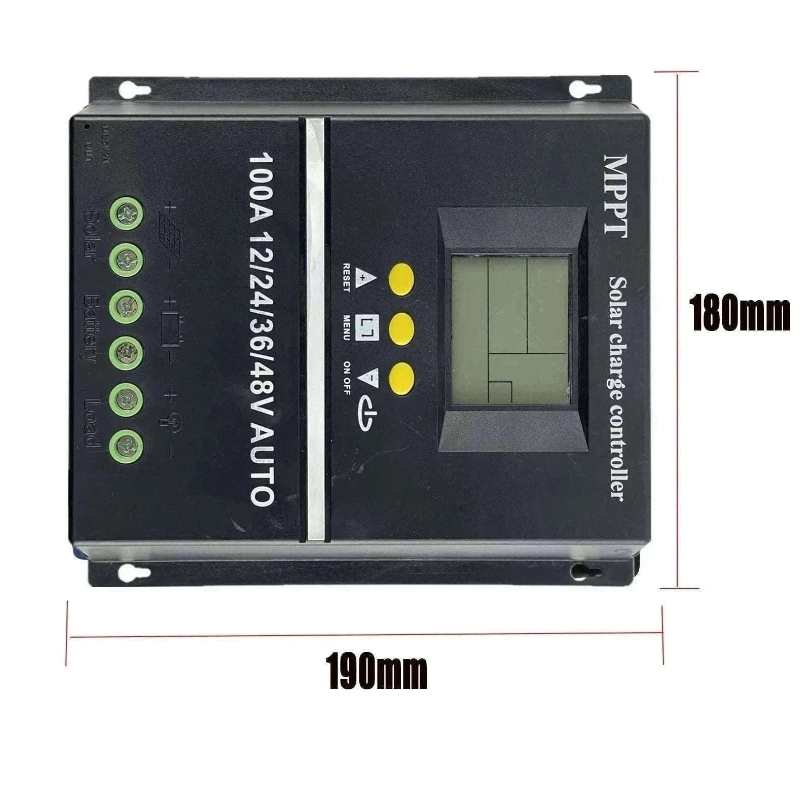 100A MPPT Solar Charge Controller with Dual USB-100A