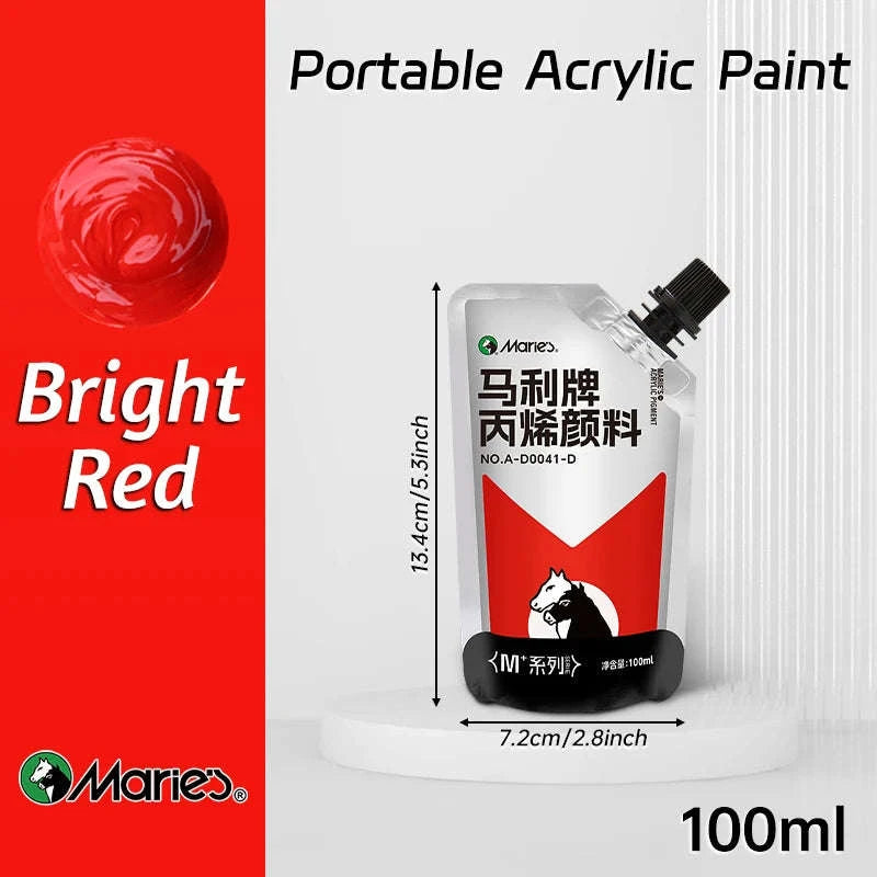 100ml Marie’s Acrylic Paint Set-Black