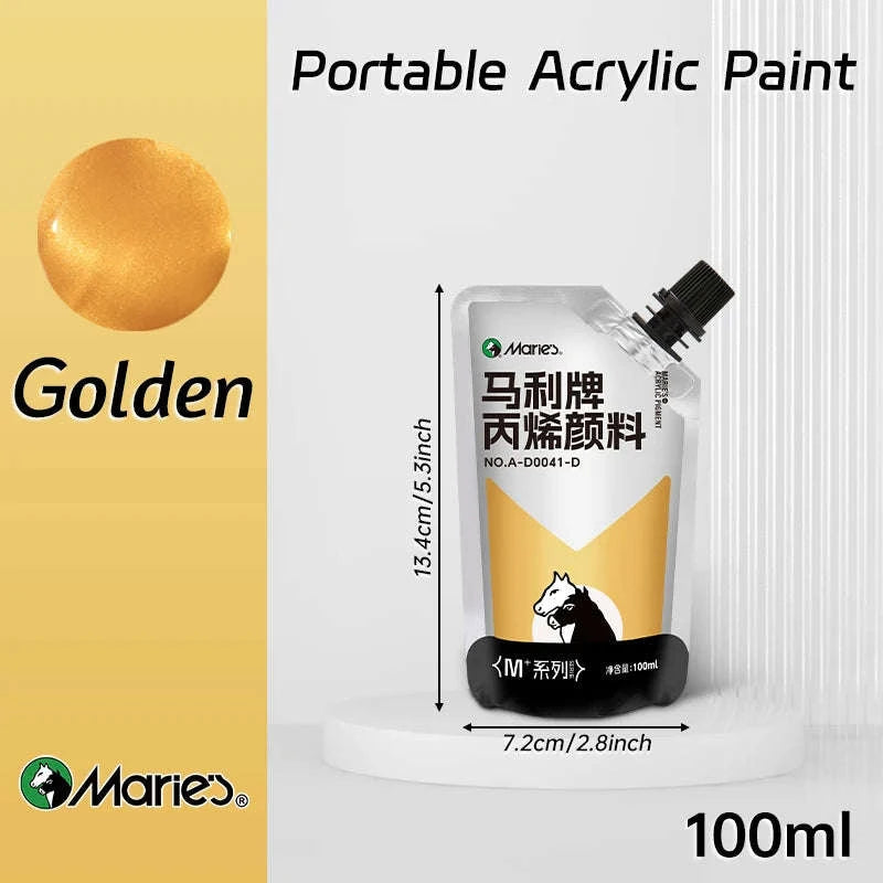 100ml Marie’s Acrylic Paint Set-Black