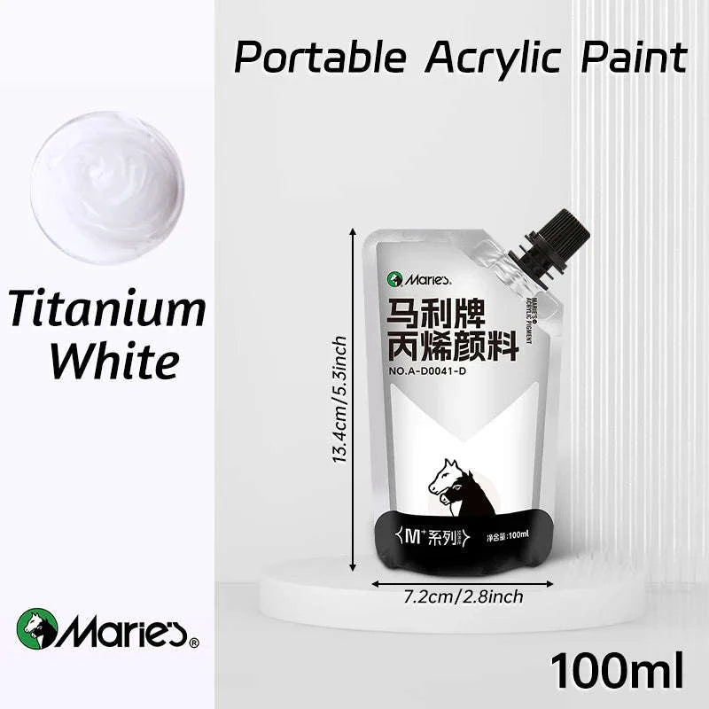 100ml Marie’s Acrylic Paint Set-Black
