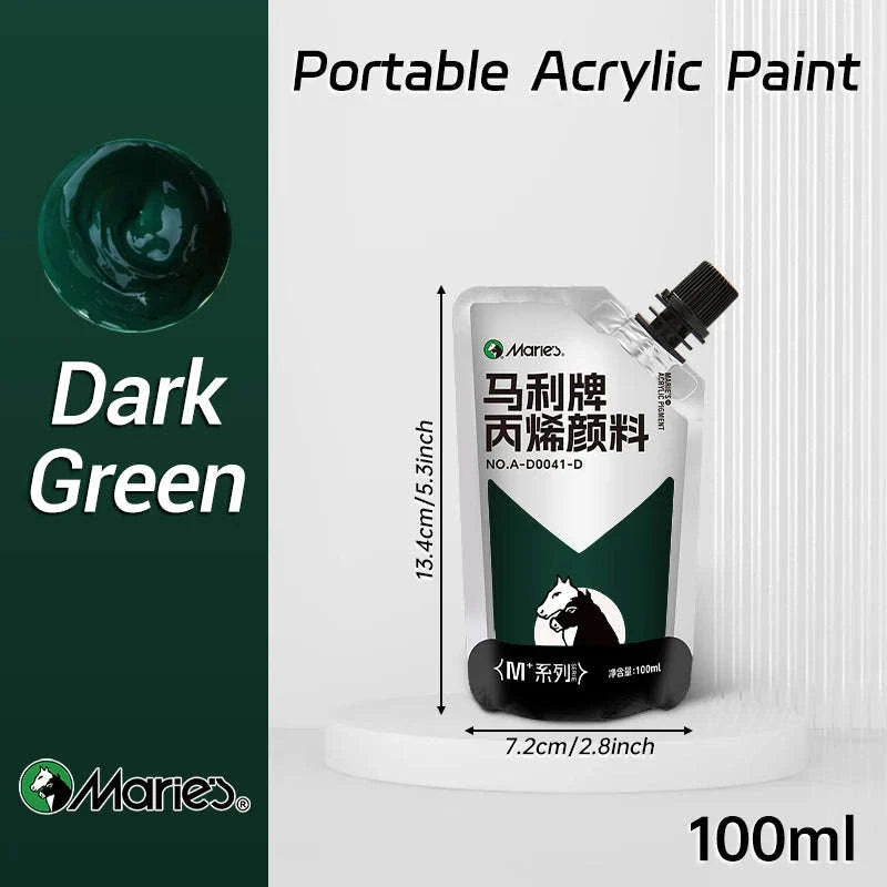 100ml Marie’s Acrylic Paint Set-Black