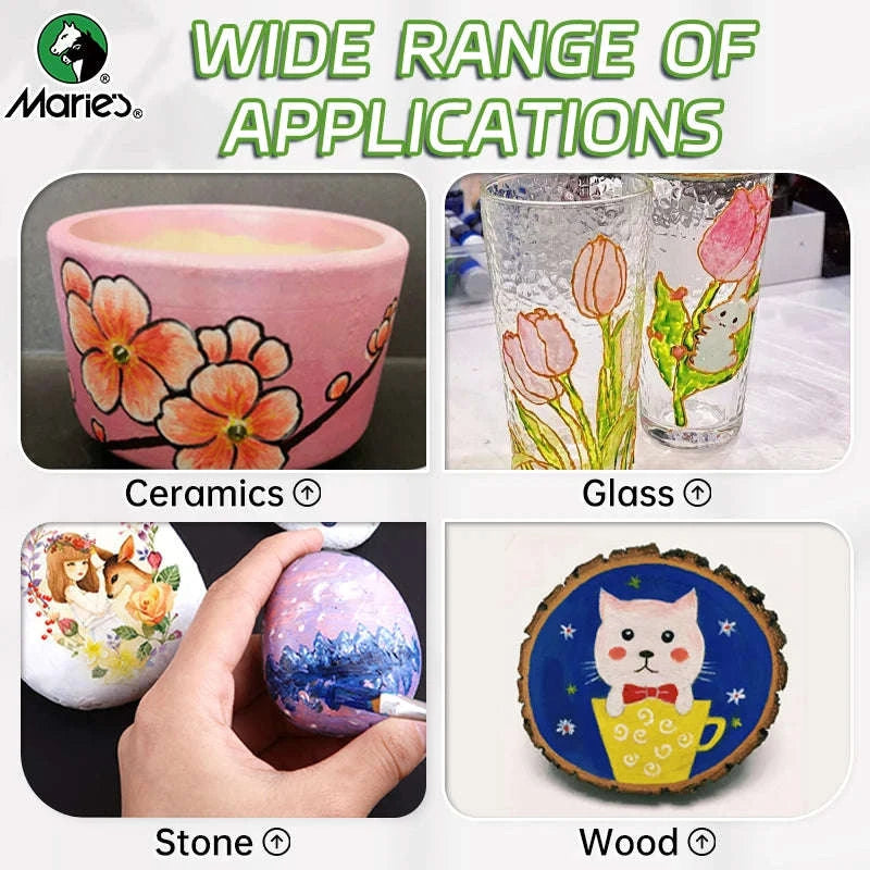 100ml Marie’s Acrylic Paint Set-Black