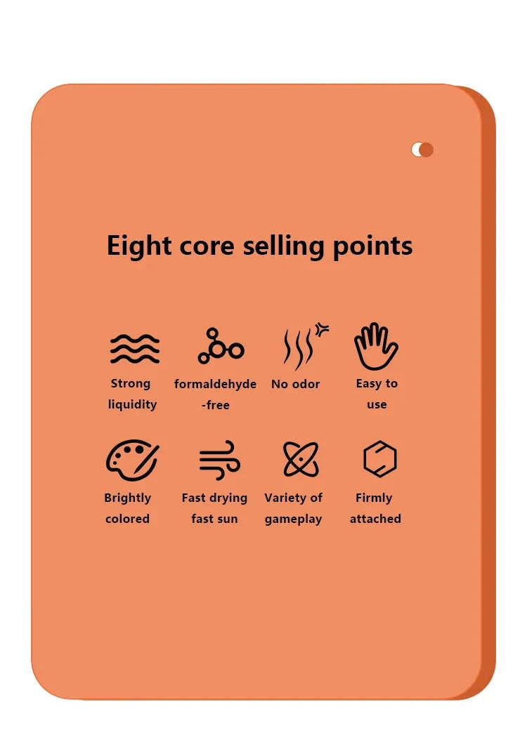 100ml Multi-Colour Fluid Acrylic Paint Bag-emerald green / CHINA / single color