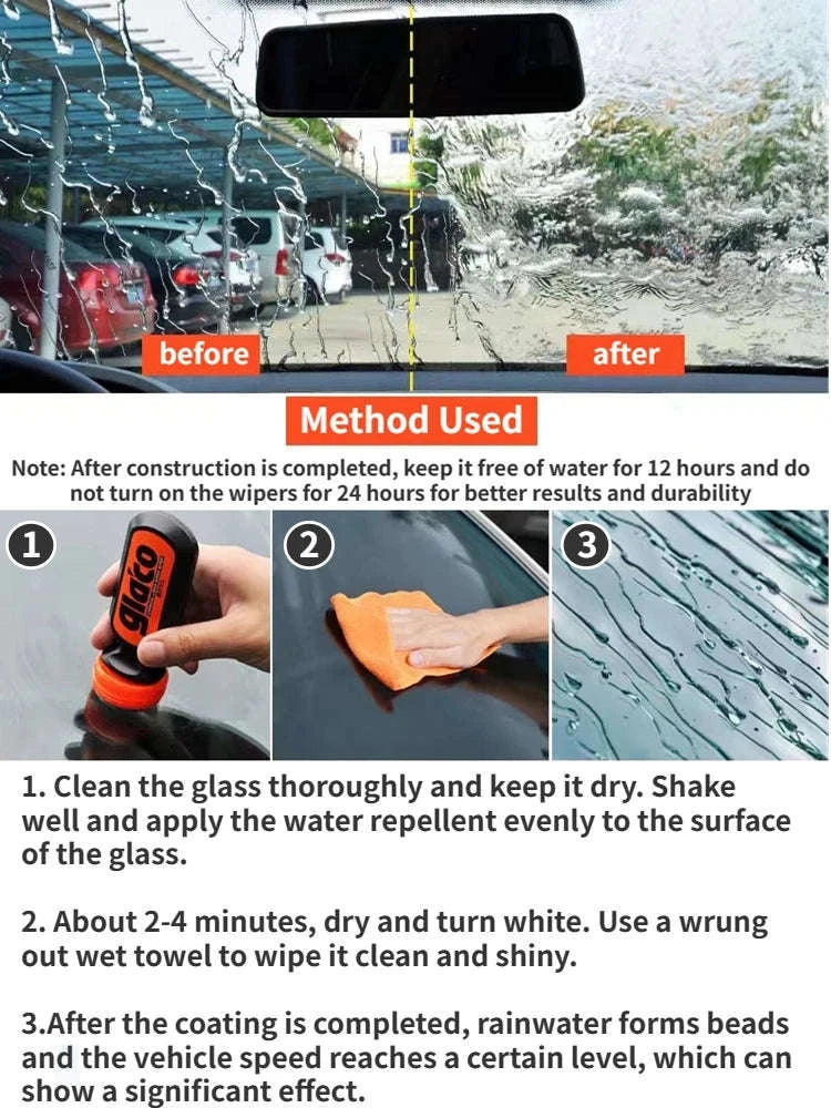 100ml Soft99 Glaco Rain Repellent & Oil Film Remover-Oil film remover