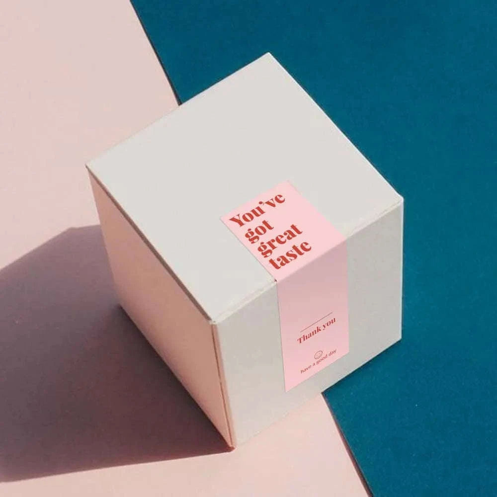 100pcs Thank You Sticker Roll for Small Business Packaging-100pcs style1