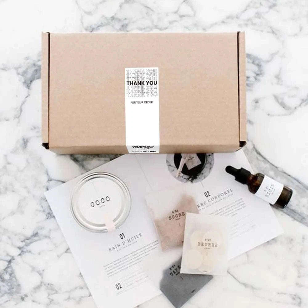 100pcs Thank You Sticker Roll for Small Business Packaging-100pcs style1