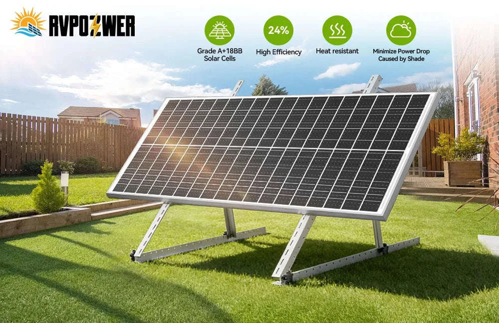 100W 12V 18BB N-Type Monocrystalline Solar Panel-200W / United States