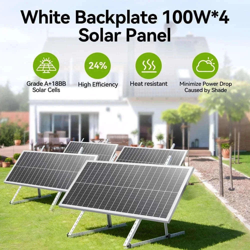 100W 12V 18BB N-Type Monocrystalline Solar Panel-200W / United States