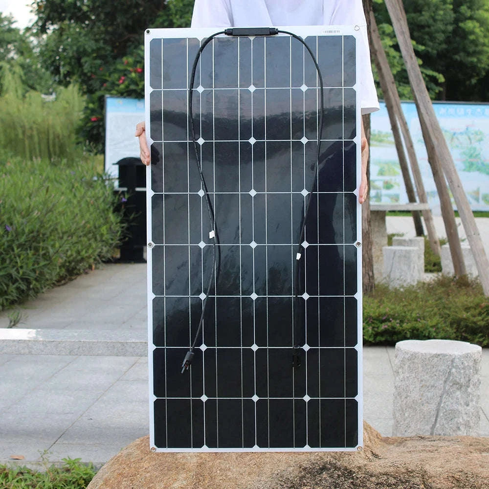 100W Flexible Monocrystalline Solar Panel 12V/24V-100w solar panel / Russian Federation