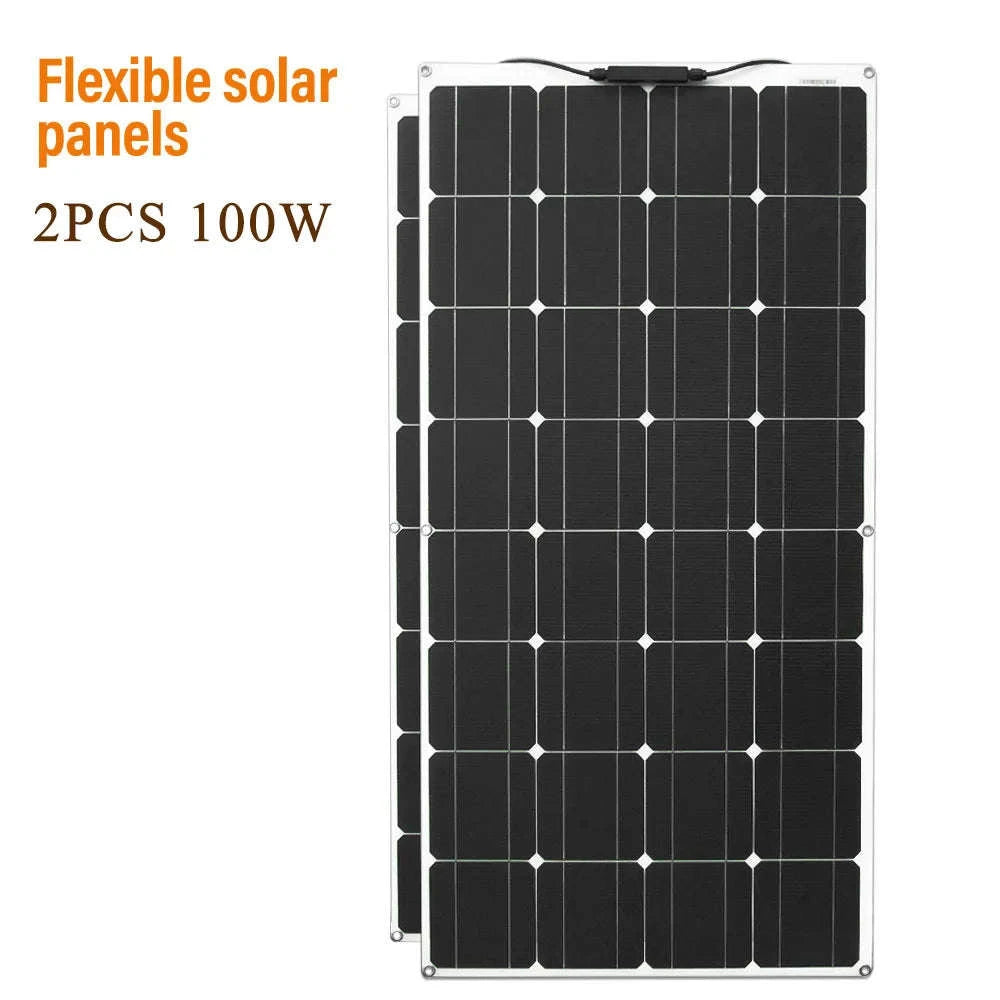 100W Flexible Monocrystalline Solar Panel 12V/24V-100w solar panel / Russian Federation